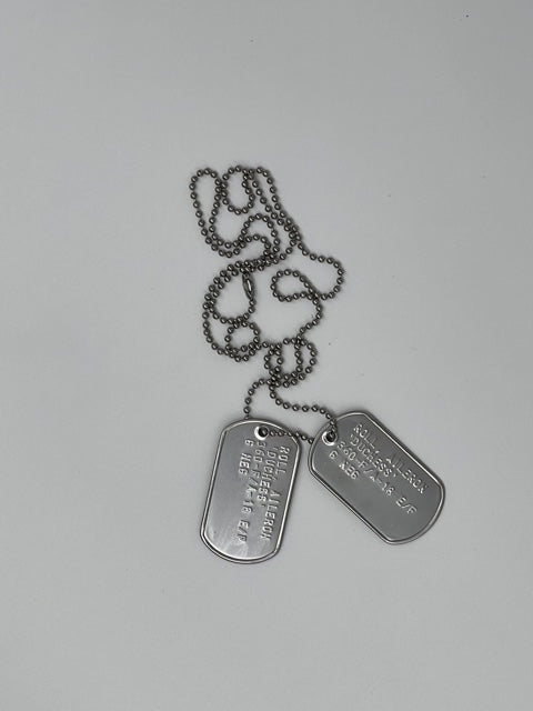 Dog tag chains